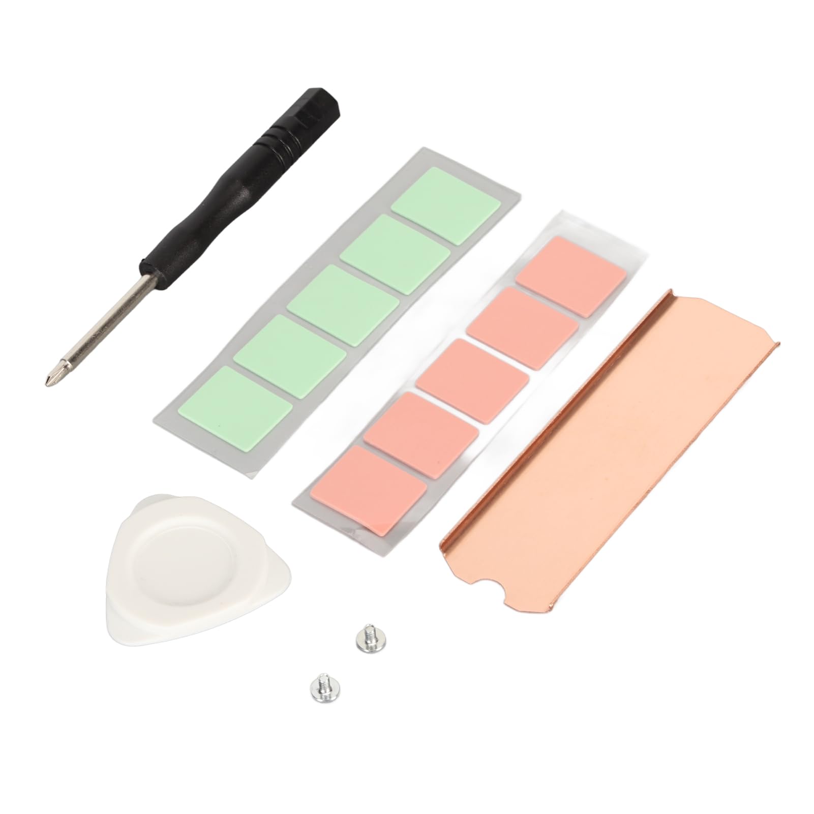 M.2 2280 SSD Copper Heat Sink With Silicone Thermal Conductive Pad - NVMe Heatsink Cooler for 2280 NVMe SSDs