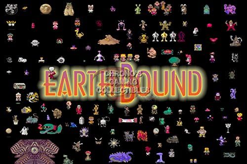 CGC Huge Poster - Earthbound Mother Super Nintendo SNES NES - EAR008 (24" x 36" (61cm x 91.5cm))