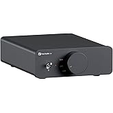 Fosi Audio Q6 Mini Desktop DAC, USB C Digital to Analog Audio Converter for Home Stereo Amplifier and Headphone Amp, Optical/Coaxial Input, RCA Output/Sub-Out, High-Resolution 32bit/768kHz DSD512