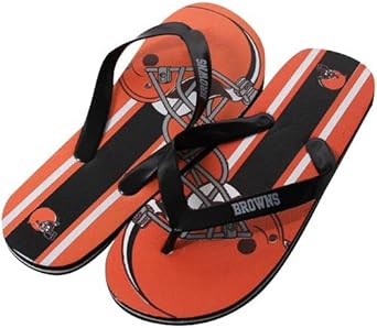 cleveland browns flip flops