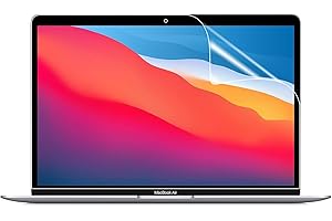 KEANBOLL (2 Pack Designed for MacBook Air 13 Inch (2018-2021 / M1) A1932 A2179 A2337 Touch ID Screen Protector,HD Crystal Clear Shield (PET)
