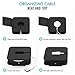 MoKo Watch Charging Case Compatible with iWatch Series 6 5 4 3, Soft Silicone Charger Holder Stand Dock/Protective Storage Travel Carrying Case Fit iWatch Series 40mm/ 44mm, 38mm/ 42mm, Black