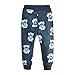 HUAER& Boys Print Car Pattern Cotton Pants Drawstring Elastic Sweatpants