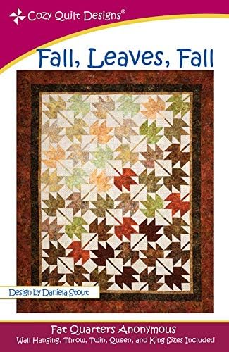 Falling Leaves Fall Quilt Pattern by Cozy Quilt Designs