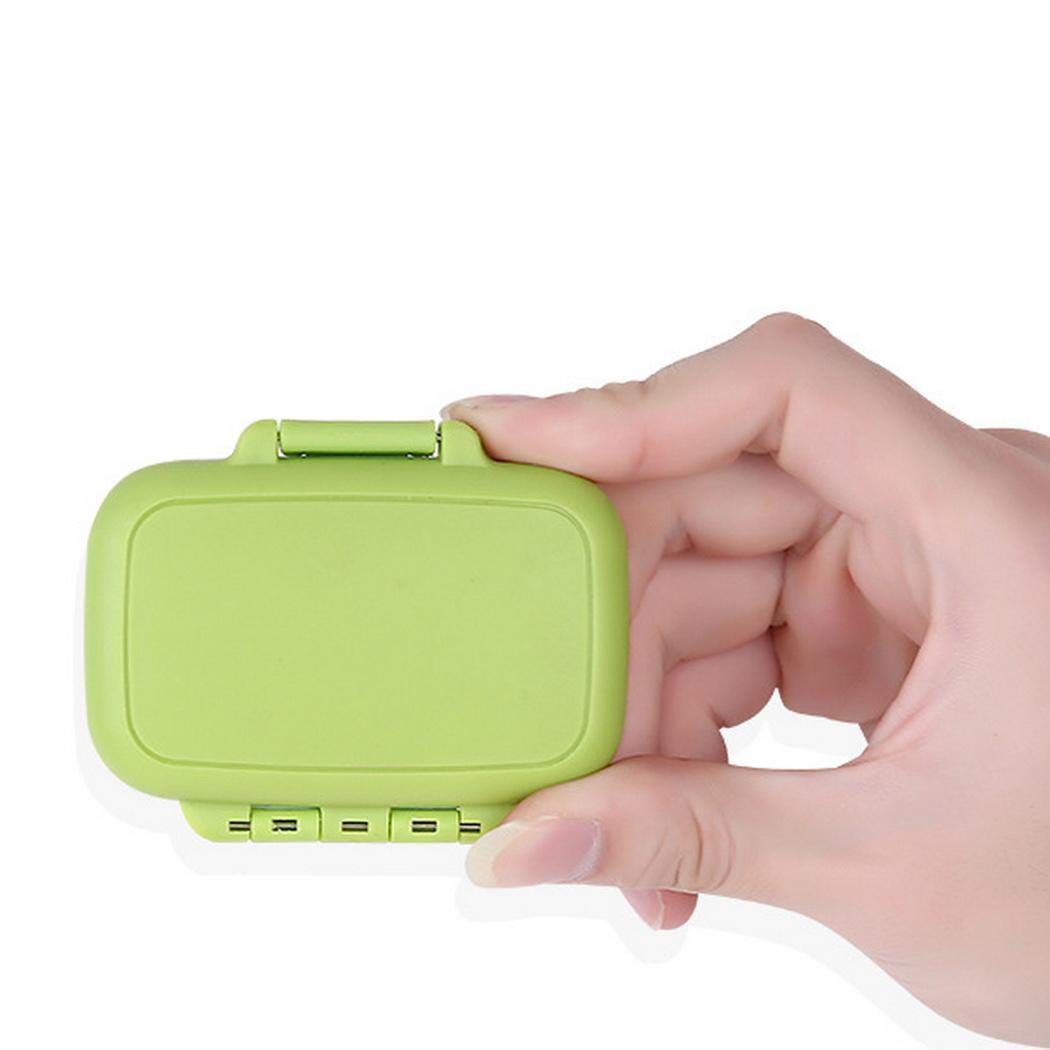 Zuionk 3 Fach Pillenetui Aufbewahrungs Box Reisemobil Medizinteile Organizer Tablettenteiler