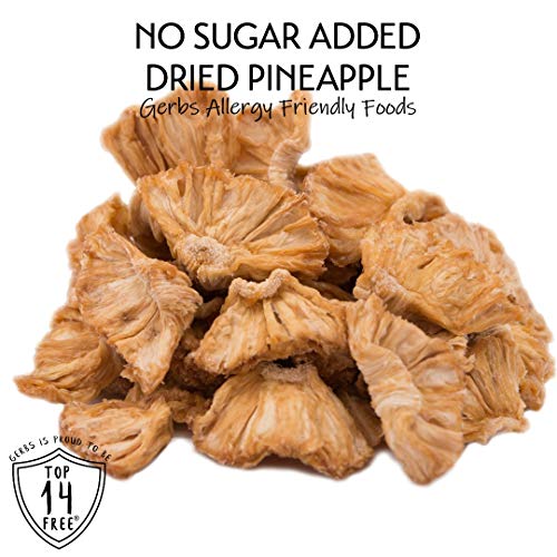 GERBS Dried Pineapple Unsweetened 2 LBS. Freshly Dehydrated