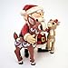 Enesco Jim Shore Santa Hugging Rudolph & Clarice Figurine, 4.9