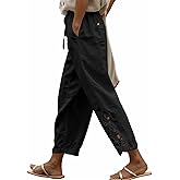 Jokeluck Women Fashion 2025 Casual Lightweight Drawstring Elastic Waist Pants with Pockets