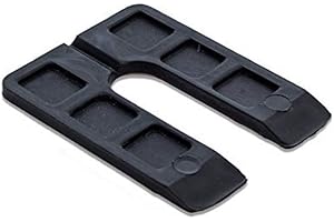 MECDY Plastic Structural Shim Horseshoes U Shape, Size: 3" x 4" x 1/4". Pack of 32 Pcs. Black Color, Made in U.S.A. Levelers for Window & Door Shims. BFSEALS Free & Quick Shipping