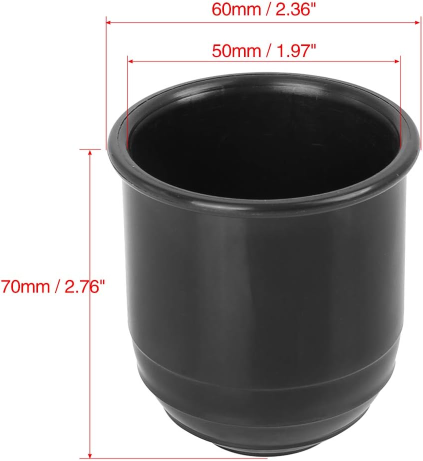 X AUTOHAUX 1.97 Inch Tow Bar Ball Cover Plastic Towing Hitch Protect Cap Black, 17 x 12 x 6 cm - Image 3