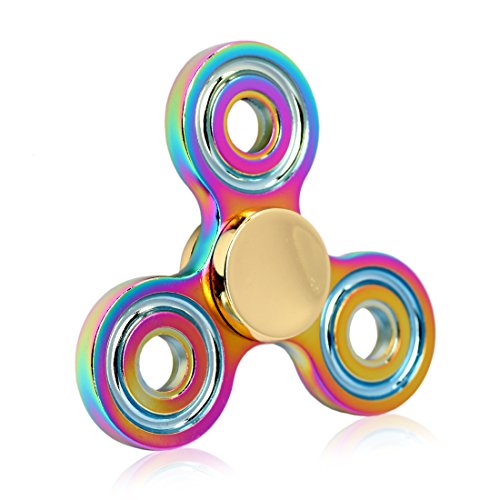 Fidget Spinner - Fxexblin- Spielzeug Tri Rainbow Hand Spinner (T1 rainbow)