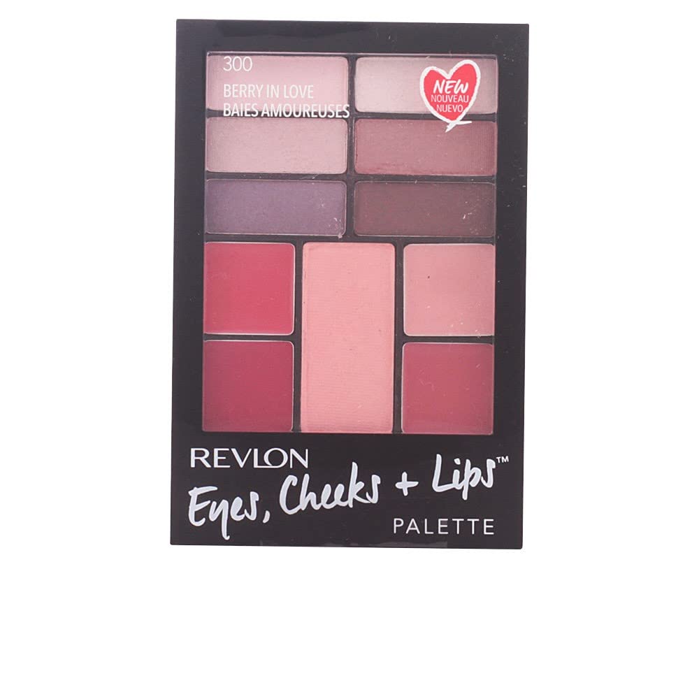 Revlon New Eyes Cheeks Lips Palette, 300 Berry in Love