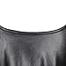 QinYing Wet Look PVC Leather Black Lace up Fancy Mini Dress, One Size