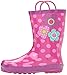 Western Chief Unisex-Child Kids Girls' Waterproof Easy-On Printed Rain Boot