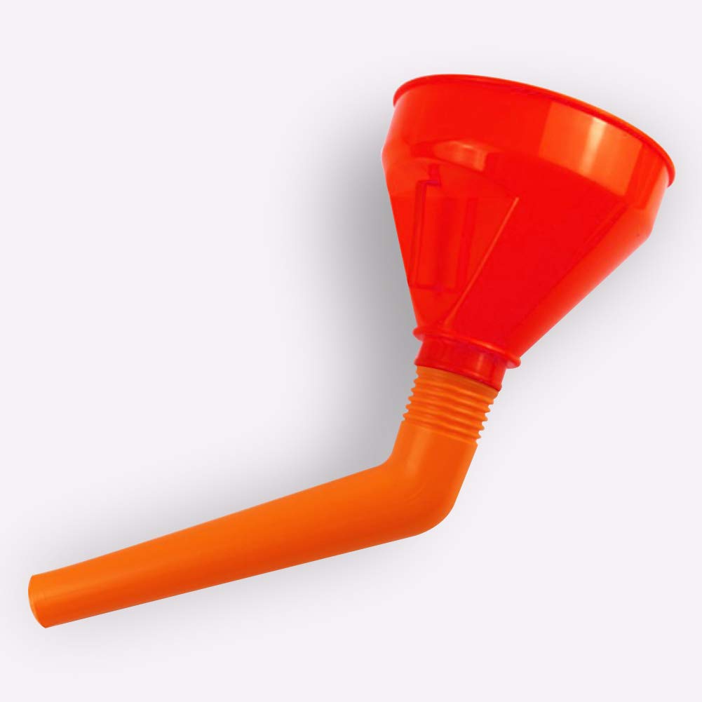 Universal MultiPurpose Wide Mouth Funnel with Long Flexible Spout