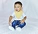 Baby Bandana Drool Bibs, for Drooling and Teething Unisex 8 Pack Set for Boys and Girls, Organic Cotton, Soft and Absorbent, Hypoallergenic by TheAZBaby.