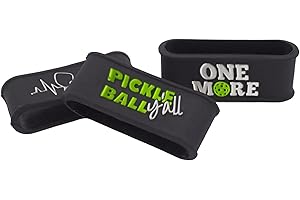 Palms-O-Aces Pickleball Paddle Grip Bands | Personalized Name Tag | Custom Handle Grip Bands | Silicone Non-Slip Racket Handle Wrap | Paddle Overgrip Wrap | Pickleball Accessories for Men & Women
