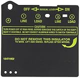 Intermatic Insulator for Double-Pole Timer Switches, Item # 124T1952 for use in T100 Series Intermatic Timers (T103, T104, T105, T173, T174, T175, T176, T185, WH40), Timer Controls Accessories
