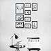Giftgarden 9-Piece Multi Pack Black Picture Frames Wall Gallery Kit with White Mat, One 8x10, Two 5x7, Two 4x6, Four 3.5x5