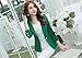 HaoMing Fashion Casual Work Blazer Office Jacket Lightweight for Women and Juniors #5 Green XL