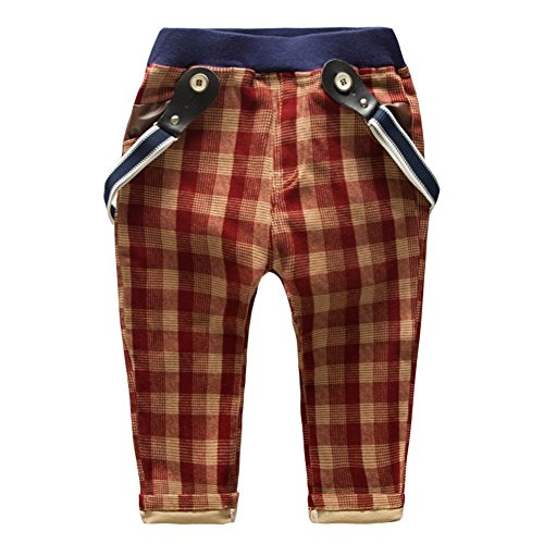 Little boys  pants cotton lattice split rompers clothing size 4-5…