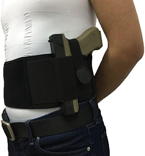 Concealed Carry Belly Band Holster, Waist Band For Pistols Revolvers, Men and Women(Right handed Version)