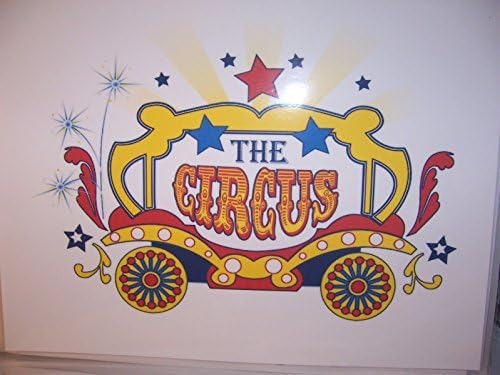 Circus Theme Placemats/Playdough Mats set of 8
