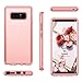 Galaxy NOTE 8 Case, WeLoveCase 3-in-1 Shockproof Heavy Duty Drop Protection Armor Protective Cover Slim Rugged Hybrid Case with Soft Bumper Corner Cushion Design for Samsung Galaxy NOTE 8 - Rose Gold