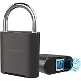 KENRONE Biometric Fingerprint Padlock, IP66 Waterproof Smart Gym Locker Lock for Athletes, Students, Swimmers, School Lockers