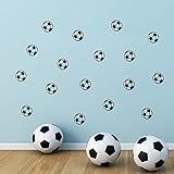 ufengke® Small Soccer Footballs Wall Decals, Children's Room Nursery Removable Wall Stickers Murals