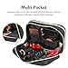 Lifewit Travel Makeup Case, Makeup Bag, Cosmetic Organizer, Portable 2-Decker Makeup Pouch and Holder, Premium Makeup Storage Bag Mother's Day Gift, Black