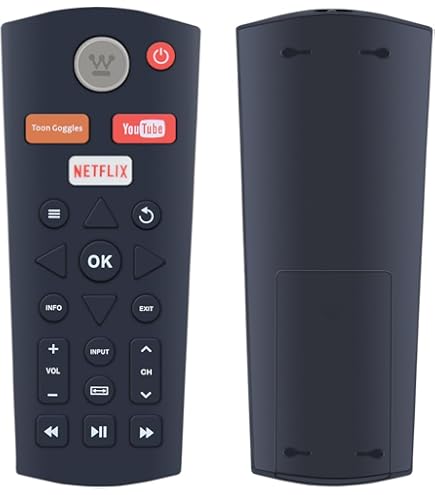 Replacement Remote Control For Westinghouse HDTV TVs - Compatible With WD60MB2240, WD65MC2240 & More Models