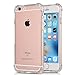 iPhone 6S 6 Case, MaxTeck AIR CUSHION Transparent Rubber Case [Clear Grip] Slim Flexible TPU Bumper Cover for Apple iPhone 6S 6 Special Edition - All Clear