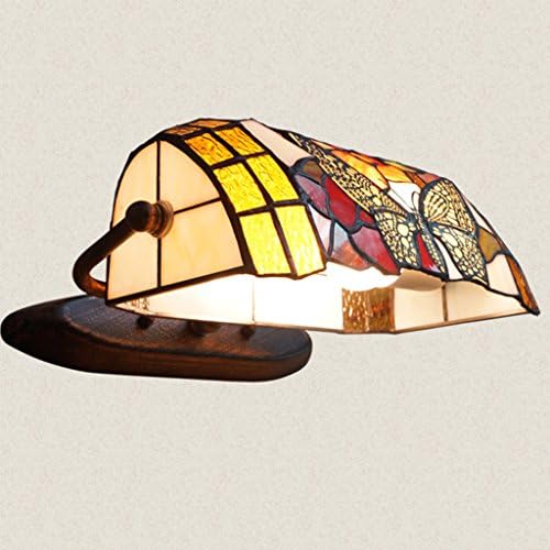 WYQLZ European Retro Mirror Light Stained Glass Butterfly Art Wall Lamp wall lamp decorative lighting