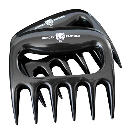 Hungry Panther BBQ Meat Forks: BBQ Pork, Chicken, Beef Shredder Claws For Shredding & Carving Meats - With Bonus BBQ Recipe EBook For Amazing Meals!
