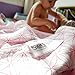Everything Toddler and Baby Blanket - Nursery Crib Stroller To Car Seat, Pink