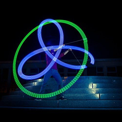 Zeekio LED Poi - Genuine Zeekio Light -Up Poi -2 Poi (Batteries included) 3 each by Zeekio