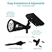 Waterproof Solar Garden Lights - Battery Powered Outdoor Sensor LED Lighting - Wall, Yard, Pool, Patio, Lawn or Driveway Mounting Lanterns - Pack of 2