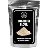 Naturevibe Botanicals Sorghum Flour 5 lb | 100% Whole Grain Gluten-Free Flour | Non-GMO, Stone-Ground | Mild Flavor | Ideal for Baking, Rotis, Bread, Pancakes &amp; Healthy Cooking