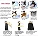 Golden Rule 8A Brazilian Human Virgin Hair Body Wave 6 Bundles Human Hair Weft (10 10 10 10 10 10) 100% Unprocessed Human Hair Bundles Extensions 50g/pcs Dark Black