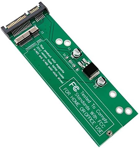 MECHREVO SSD Adapter Card for 2012 Macbook Air and Pro Retina, HDD Hard Disk Drive Converter to 2.5 SATA Support 2012 Year Model A1465 A1466