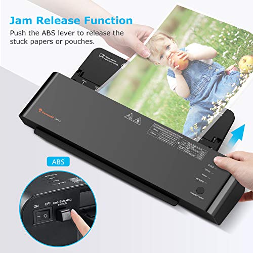 Laminator, 13 Inches Thermal Laminating Machine for A3/A4/A6, 4 in 1