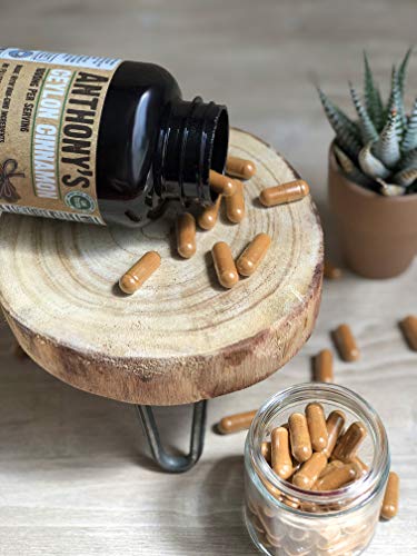 3 Anthonys+Ceylon+Cinnamon+Supplement+Capsules