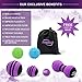 Fitballz Myofascial Trigger Point Release & Deep Tissue Therapy Kit 6 Pack – Foam, Spiky & Peanut Balls in 3 Sizes