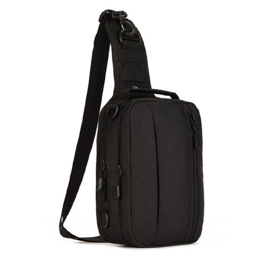 Hombre Mujer Bolsa Táctico Militar Bolsa de Pecho Bolso al Hombro de