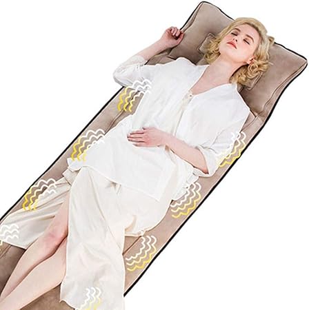 Amazon シートマッサージャー マッサージマットレス 加熱付きマッサージマット ホーム オフィス車の使用 フル背中の痛みの救済のためのディープティシュ混練し 振動と全身温水マッサージマットレスマット Zcyg マッサージシート