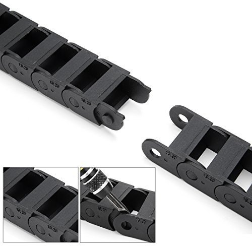 2 uxcell+Black+Plastic+Carrier+Length