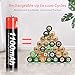 AAA Rechargeable Batteries, Rechargeable AAA Batteries 1100mAh High-Capacity AAA Batteries 1.2V Ni-MH Low Self Discharge (AAA-16Pack)