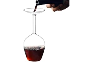 Upside Down Wine Glasses, 400ml Upside Down Cups, Modern Glassware for Men Women Valentine's Day Birthday Christmas Hot Cold