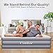 Cumbor Queen Air Mattress with Built-in Pump, Luxury Queen Size Inflatable Airbed...